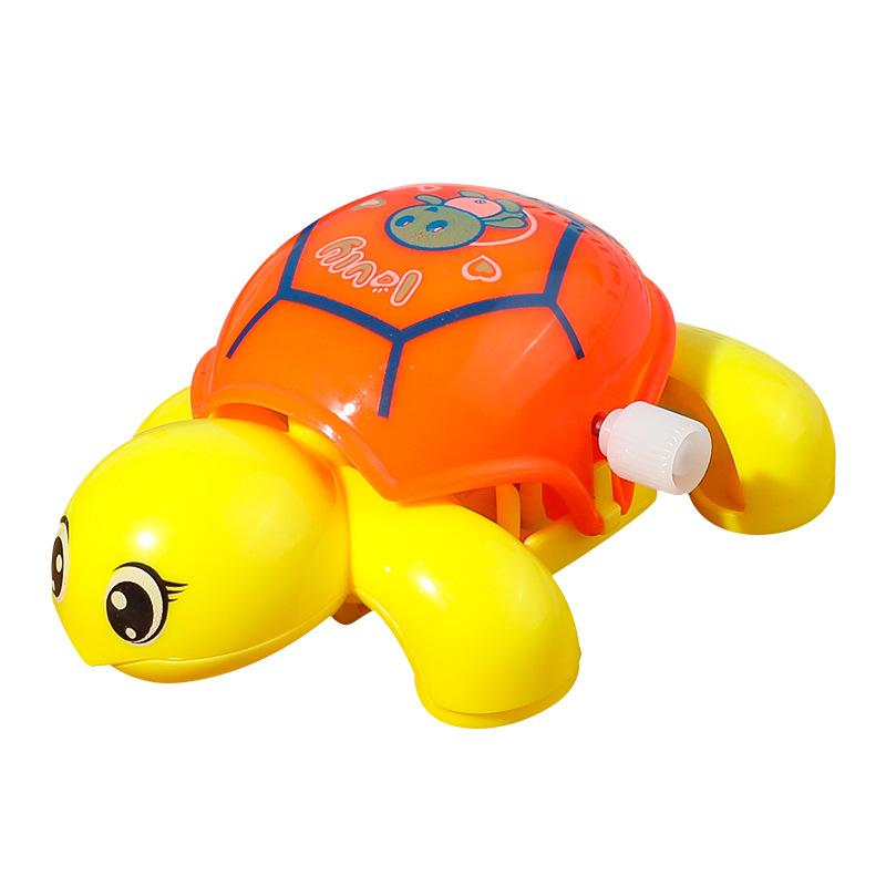 Clockwork Small Turtle Toys Baby Learning To Crawl Cute Wind-up Small Turtle Funny Will Shake Head And Tail Baby Interactive Toy
