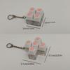 Novel Fingertip Slow Pressure Pressing Toykey Silicone Soft Cat Paws Keychain Key Ring Pendant Mobile Phone Pendant Accessorie