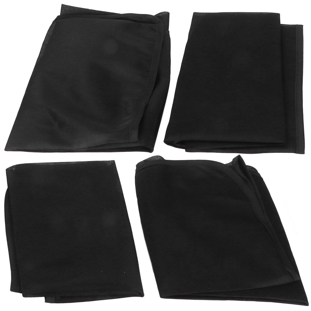 4 Pièces Pare-Soleil Magnétique Universel Protection UV Rideau de Fenêtre Latérale Avant Arrière de Voiture