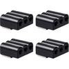 8Pcs Deer Whistles For Vehicles Wind Activated Black