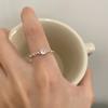 Cold Wind Square Diamond Ring Female Niche Design Sense Index Finger Ring Temperament Fashion Personality Simple Finger Elegant Simple Women Rings