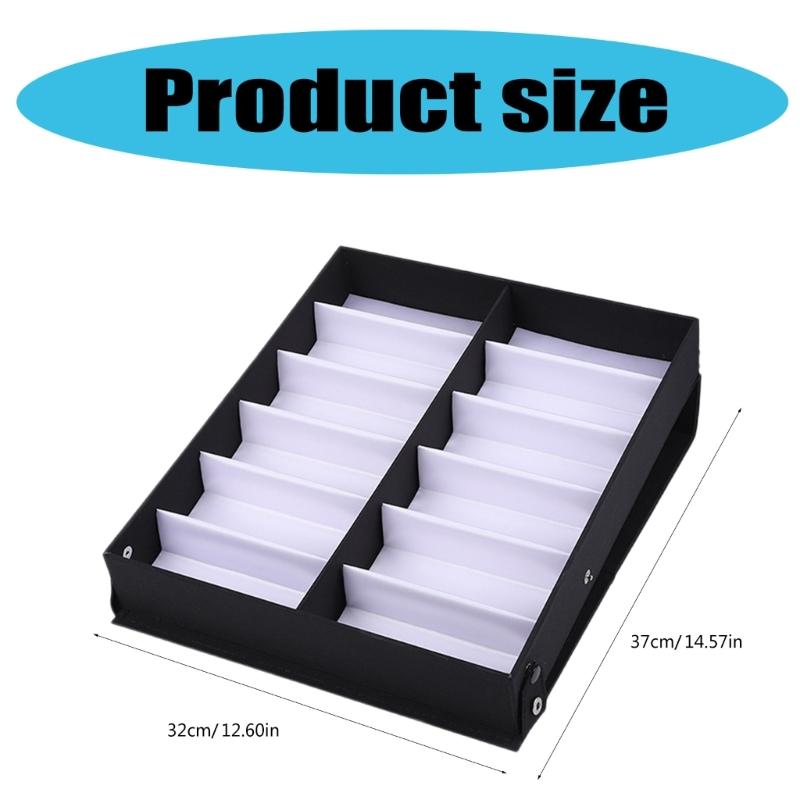 Haltbarkeit Brillen Aufbewahrung Tragbarer Ständer Aufbewahrung Uhren Präsentationsbox für Brillen, Schmuck und Uhren