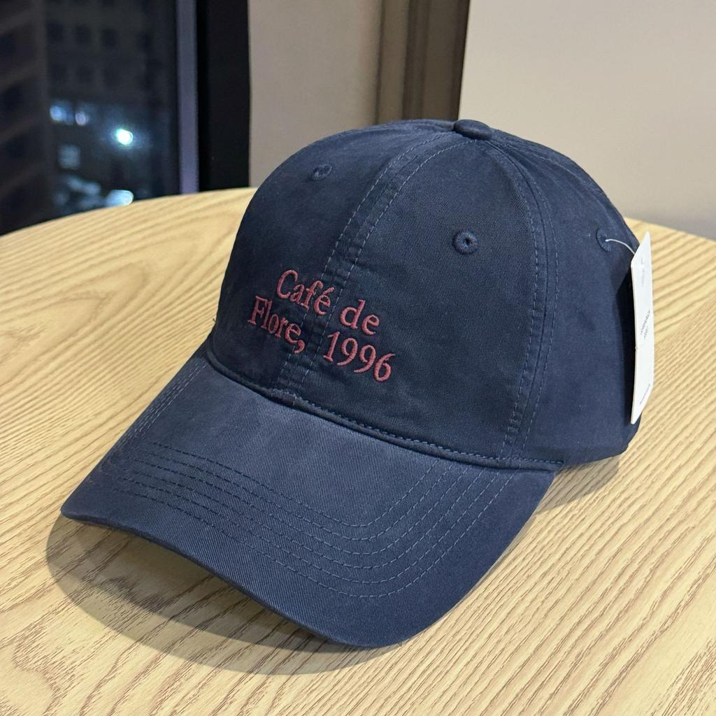 New women's versatile fashion letter soft-top baseball cap, sun-protective embroidered face-flattering duckbill cap for autumn sun protection