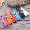 2PCS Mini Pocket Knife Portable Utility Knifes Survival Knife Keychain Pendant Gadget Letter Package Opener
