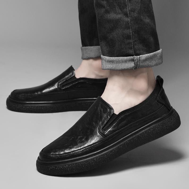 Loafers Genuine Leathe Men Casual Shoes Luxury Brand Comfortable Formal Shoes Slip On Walking Shoes for Men Driving Moccasins
