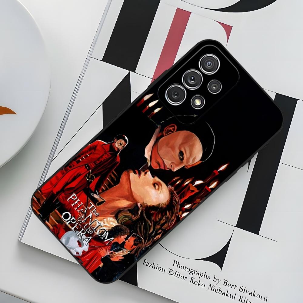The Phantom Of The Opera Phone Case for Sumsung Galaxy S24 S23 S22 S21 S20 A24 A34 N20 M54 A54 A53 Fe Plus Ultra Black Soft Cove