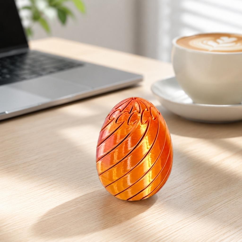3D Printed Toy Stress Egg
