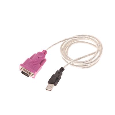 1,5 meter USB til RS232 adapterkabel USB til RS232 9-pinners DB9 COM seriell portkabel portadapter dobbel brikke