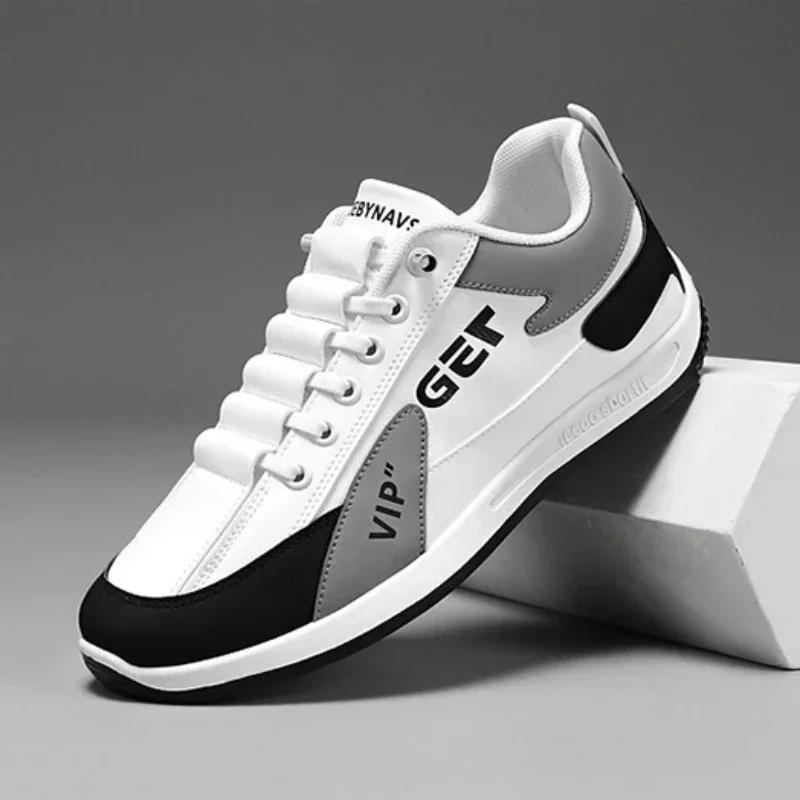 Herr Löparskor Mode Utomhus Casual Sport Joggingskor Vulkaniserade Skor Platta Sneakers för Män 2024 Zapatillas Hombre