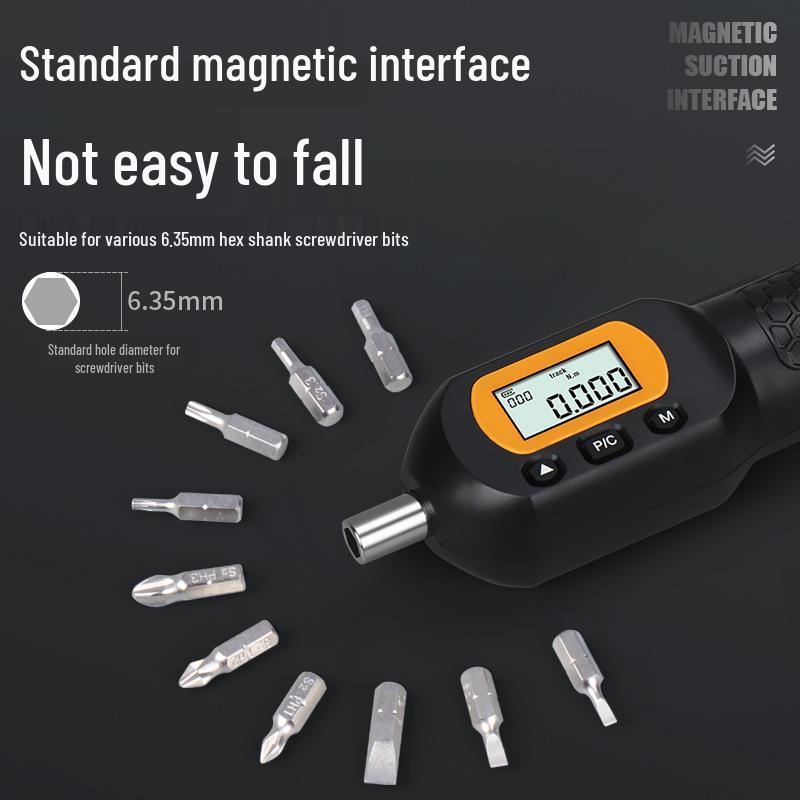 HEMUELE HWMU Digital Torque Screwdriver: High Precision, Adjustable, with Batch Head