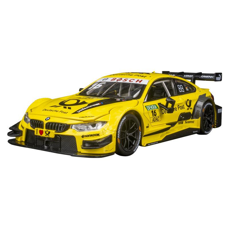 AAAON1 1:24 BMW M4 DTM Alloy Racing Car Model Diecasts Simulation Metal Toy Vehicles Car Model Collection Kids Toys Gift F193