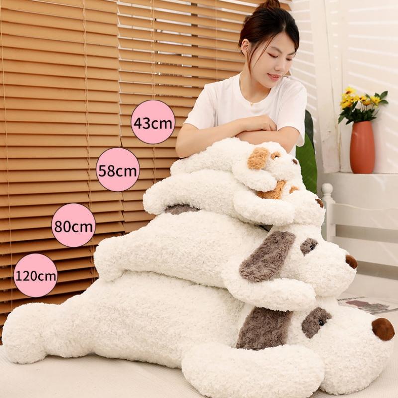 40-80cm Kawaii High Quality Dog Plush Doll Pillow Super Soft Long Dog Plush Toy Home Decoration For Boys And Girls Appease Toy