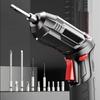 Multifunctional Electric Screwdriver Set, Portable Cordless Power Tool with LED Light for Home
