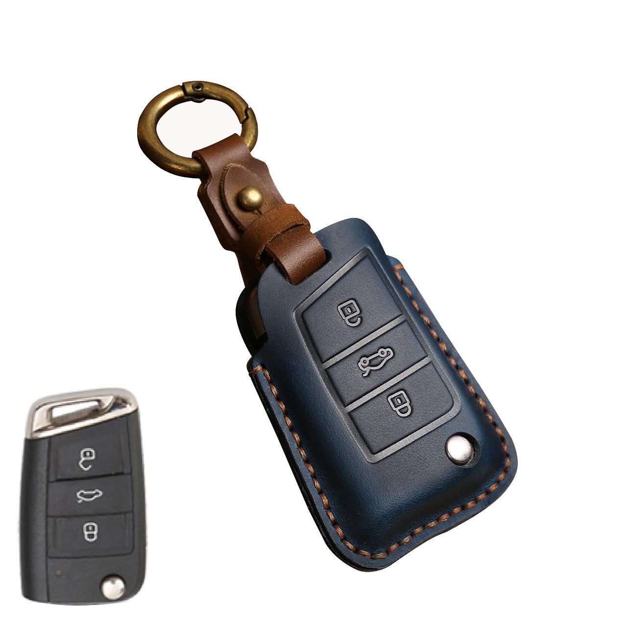 

Volkswagen Magotan Passat Sagitar CC Touran Leather Key Case
