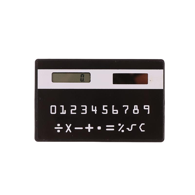 Solar 8 Digit Calculator Student Mini Calculator Portable Slim Calculator Stationery Math Toys School Electronics Calculator