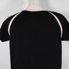 Chanel Sports Line Short Sleeve Shirt P21361V01278 Summer Knit Black / Pink Cotton Women Used