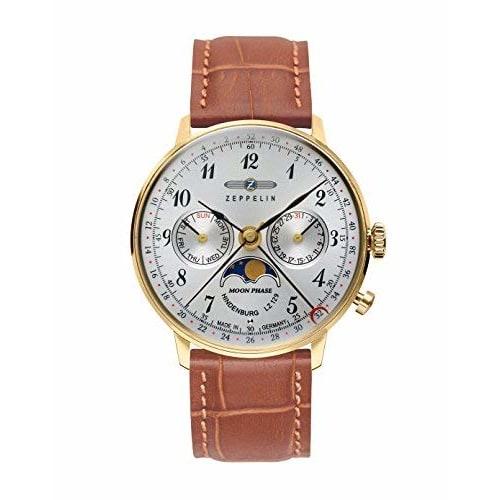 Zeppelin Hindenburg Quartz Wristwatch 7039-1 Silver [Unisex]