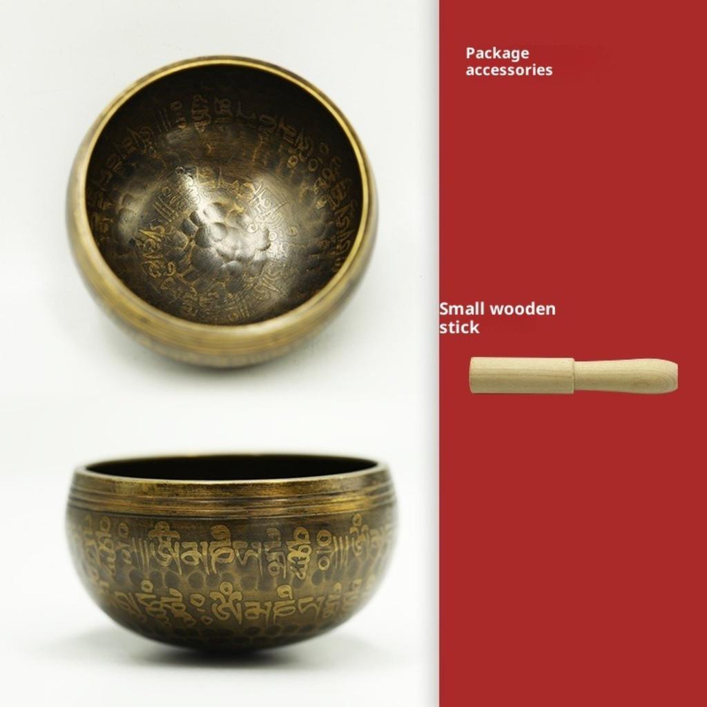Tibetan Singing Bowl Set - Handcrafted Nepalese Sound Healing Instrument for Meditation, Yoga,& Sound Therapy (with Striker & Cushion)