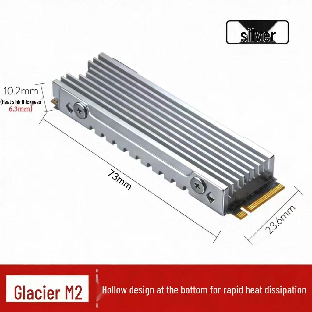 Iceberg M2 Pro SSD Cooler: Supports PS5 2280 NVMe M.2 Solid State Drives