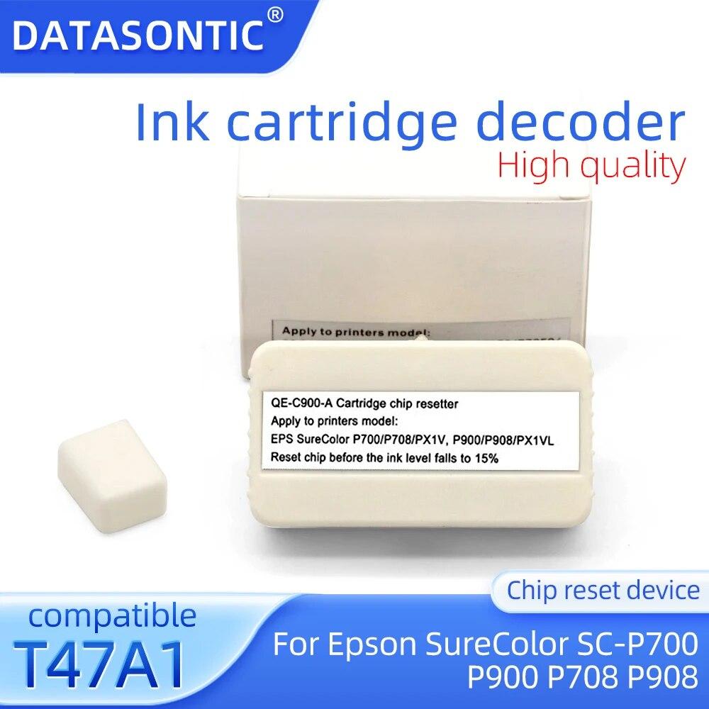 

НОВИЙ T47A1 47A2 T47A3 T47A4 T47A5 T47A6 T47A7 T47A9 T47AD T47AV Resetter для картриджа Epson SureColor SC-P700 P900 P708 P908 1pcs