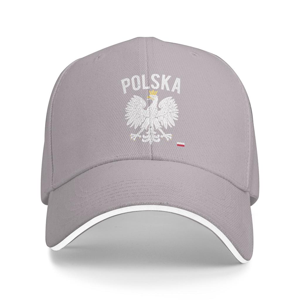 Polnischer Adler Polska Baseballkappe Y2k Lustig Unisex Herren Trucker-Kappe Sonnenschutz Design Kpop Rock Baseballkappen Geschenkidee
