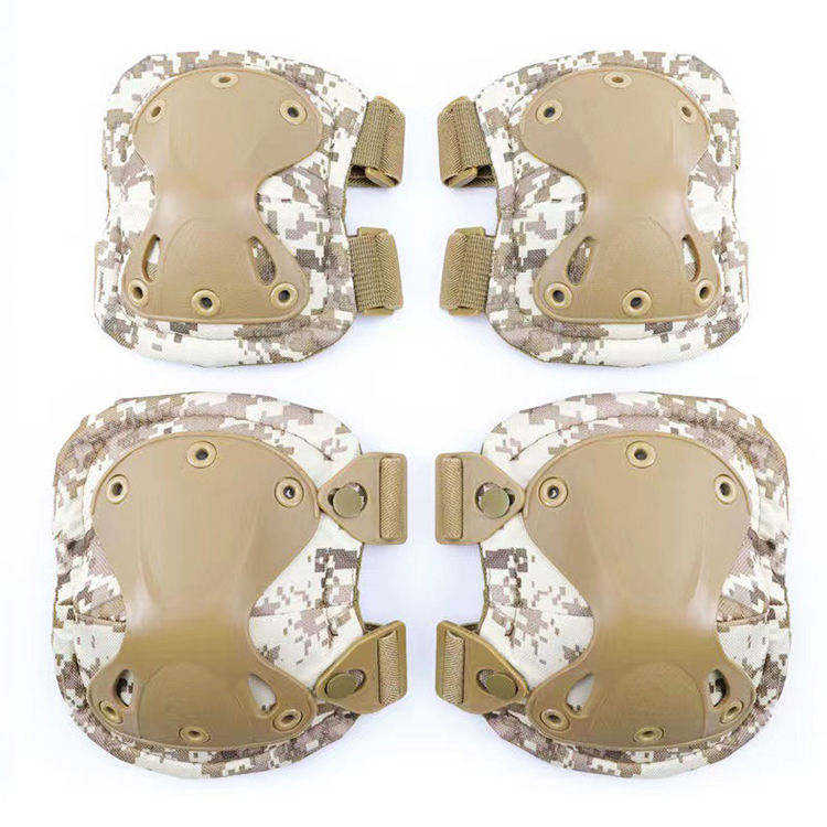 2024 Custom Logo Camouflage Tactical Sport Knee Pad Sets Protective Training Gear for Elbow & Knee
