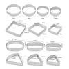 Backformen Kuchenringe 304 Edelstahlmaterial Antihaftbeschichtet zum Backen