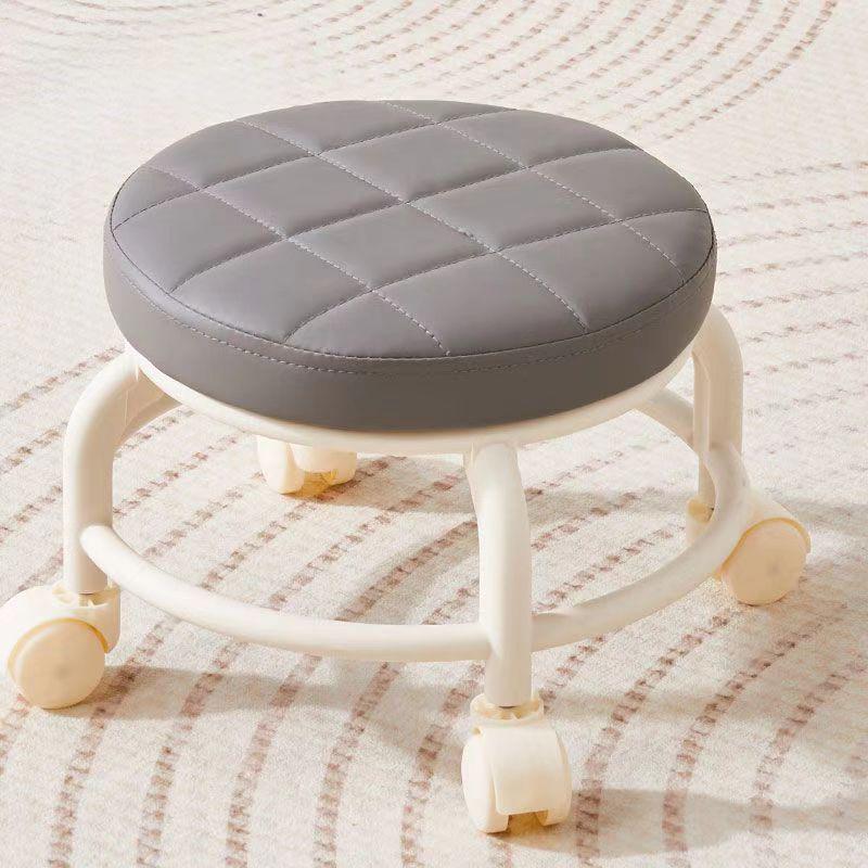 Swivel Mop, Pedicure & Baby Walking Pulley Stool with Wheels