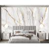 Light Luxury Golden Marble Wall Murals Living Room Bedroom Modern Marble Wallpaper Wall Stickers