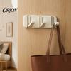No Drill Wall Hooks Over The Door Hanger Hooks, Foldable Drilling Adhesive Coat Rack, Invisible Space Saving Organizer, for Coats Bags Towels Scarves