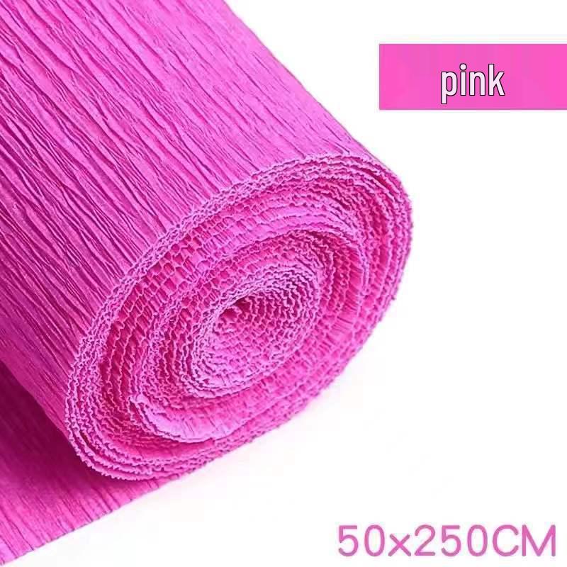 Thickened Colored Crepe Paper for DIY Rose Origami and Kindergarten Crafts