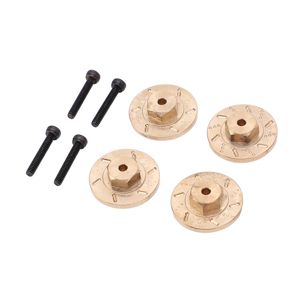 RC Brass Hexagonal Counterweight Adapter Wheel Weights Hex Adapter for Kyosho for Mini Z for Wrangler 1 18 1 24 RC Car