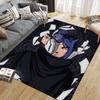 Konan Akatsuki Robe Flannel Pattern Square Carpet,Area Rug,Carpet Rug for Living Room Bedroom Sofa Playroom Decor,Non-slip Floor Mat