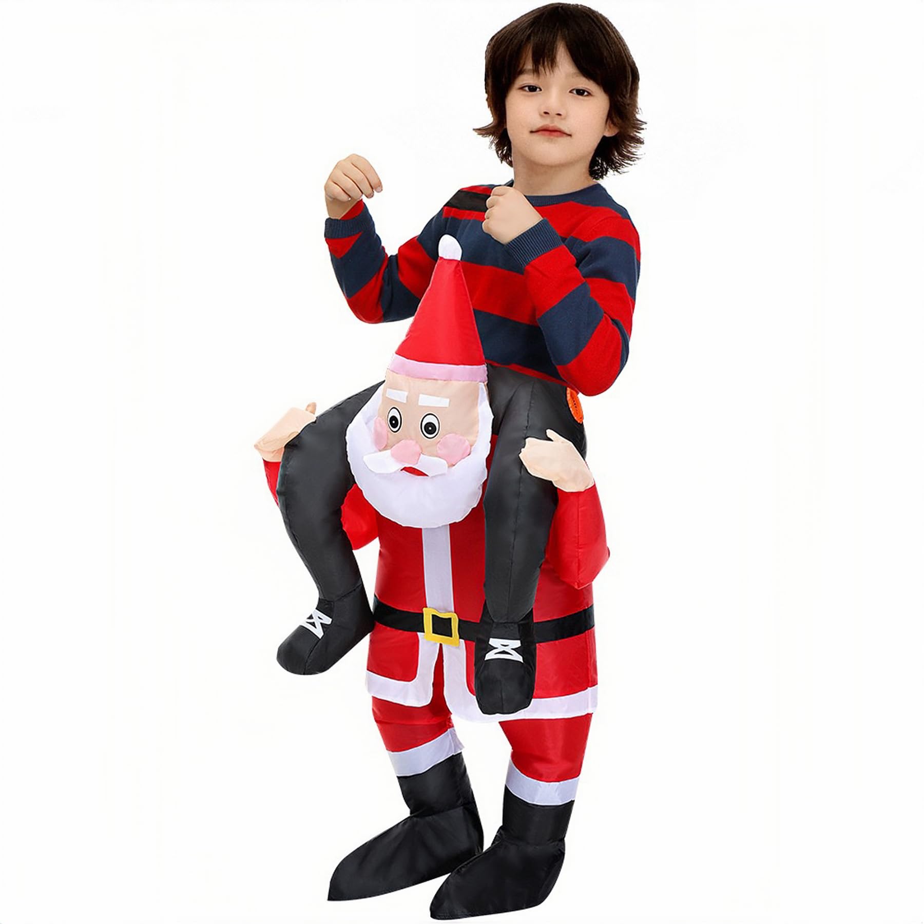 

Рождественский костюм для Санты Кигуруми Косплей Смешной Надувной Рождественский Маскарадный Детский Санта Милый Санта Надувной с Культурной Школой Рождественский Подарок