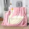 HD Cartoon Cute Swan Cygnus Soft Plush Blanket,Flannel Blanket Throw Blanket for Living Room Bedroom Bed Sofa Kids Cover Gitt 3D