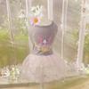 Pet Clothes Dog Rabbit Summer Fresh Wedding Dress Easter Factory
