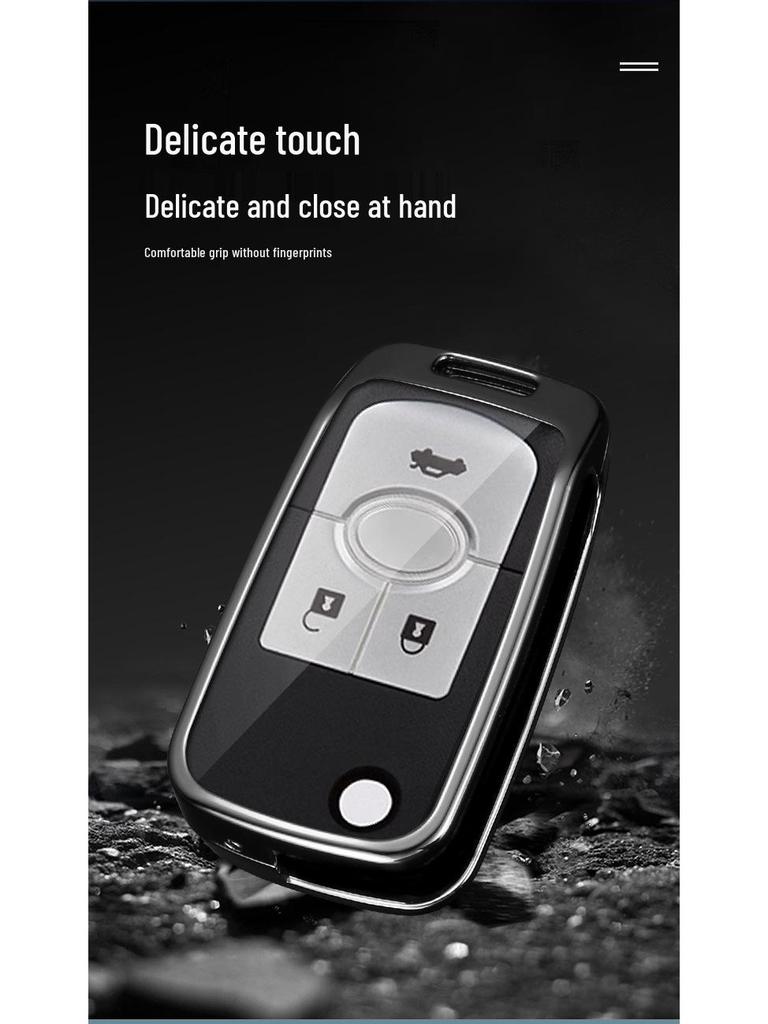 Metal Protective Key Shell for 2015 Buick Excelle - Fits 2008 Model Buckle