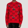 Gucci Gg Skunk Wool Knit Sweater 711576-XKCL2-6229