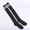 Autumn New Sweet Cotton Bottom Socks Manufacturers Wholesale, Two Bars Vertical Strip Knee Socks Jacquard Long Socks