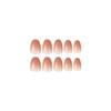 24 Pieces Wear Nail Piece Gradual Change Glitter Powder Nail Patch Nail Piece, Wear Finished Nail Piece Fake Nail Nails