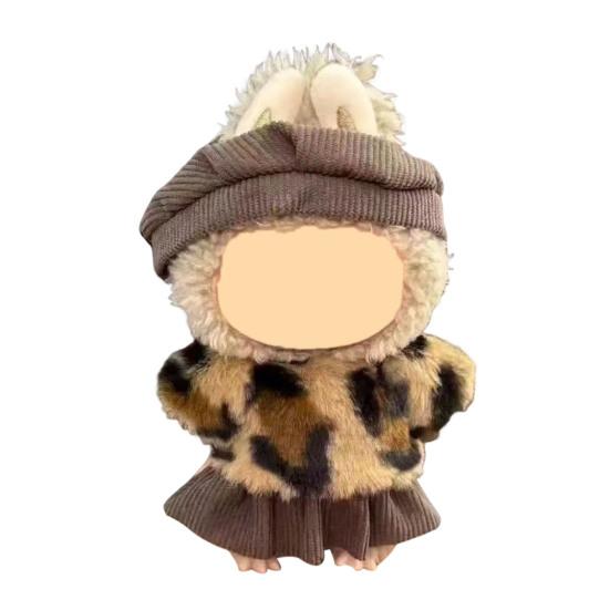 Doll Clothes Set for 17cm Labu-bu Luxury Chic Style Outfit Unique Doll