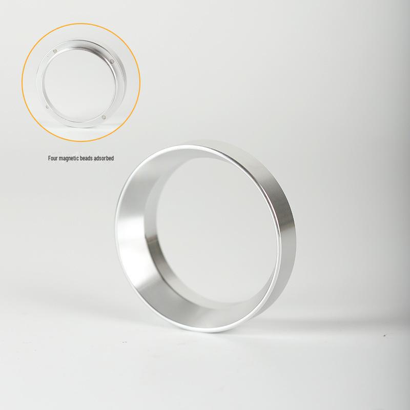 

Улучшенное кофейное кольцо: Чашка для аромата из алюминиевого сплава с магнитным кольцом, препятствующим разлету кофе, для помола итальянских кофейных зерен 51mm Magnetic Ring