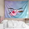 1PC Cowardly Dog Cartoon K-pop music group Tapestry Accessories for Bedroom,Livingroom, dormitory Room Wall Decor Fan Birthday Gifts