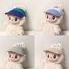 Doll Cap for Dollhouse Miniature 17cm Labubu Color Match Hat Kawaii Cute Doll Accessories Kids Girls Toys