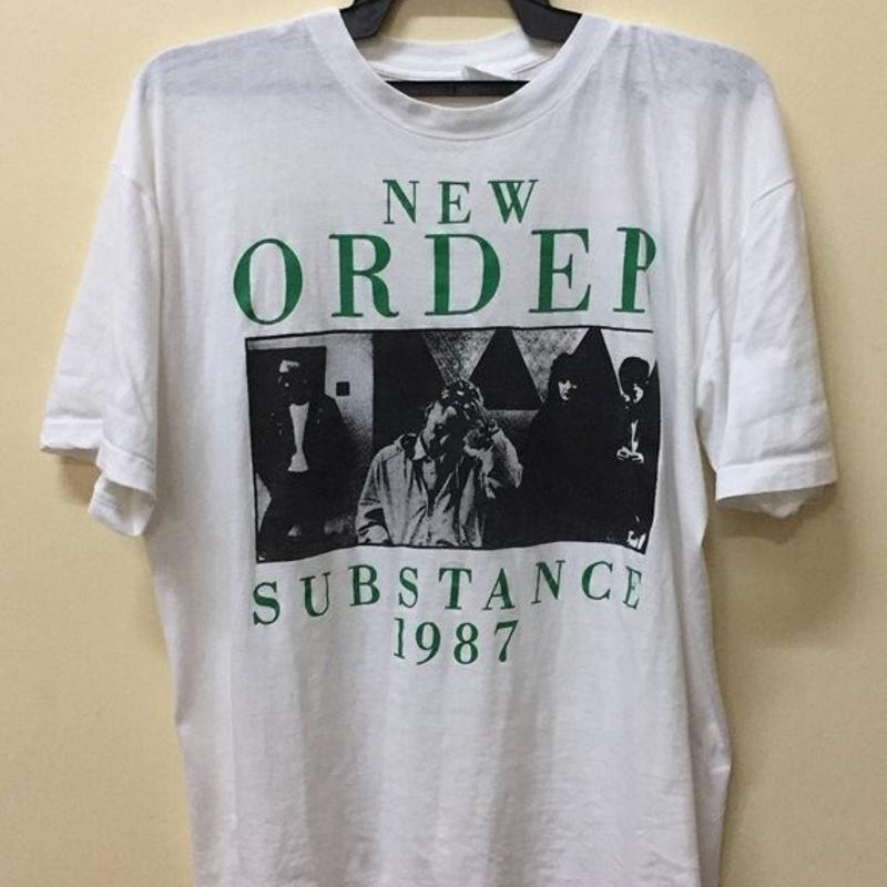 Vintage 80s New Order T Shirt 1987 The Stone Roses The Smiths Reprint Size Xl