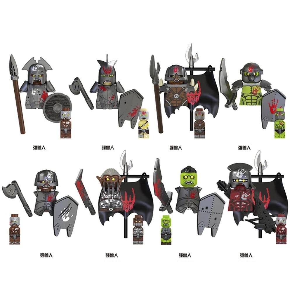 

Середньовічні фігурки Володаря Перснів Воїни Назгулів Вершник Кінь Лицарі Будівельні блоки Цеглинки Іграшки для дітей подарунки