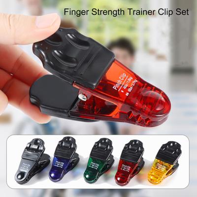 5Pcs/Set Finger Strength Trainer Clip Magnetic Graded Pinch Pin Thumb Exerciser Assorted