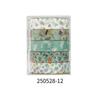 Creative cute cartoon washi tape set, butterfly, floral, geometric pattern print design, journal decoration gift masking tape