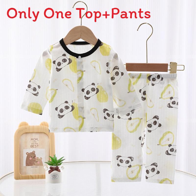 Baby Cotton Summer Pajamas Set With Anti Bacterial Fabric For Newborns And Infants