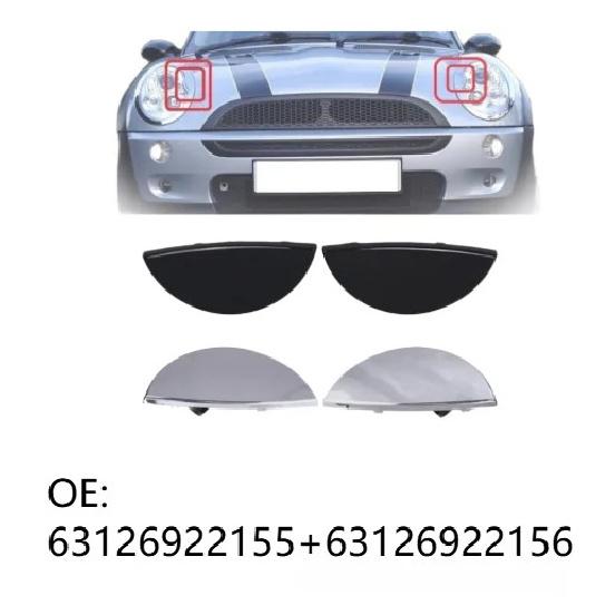Headlight Washer Cover For BMW For Mini For Cooper For R50 R52 R53 2001-06 With Headlight Washer Nozzle 63126922155 63126922156